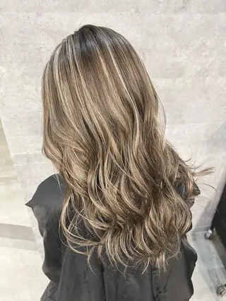 ロング カラー M IIのヘアスタイル