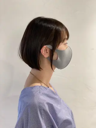 ショート カラー ✨️極艶髪質改善✖️ クロスパーマ✨のヘアスタイル