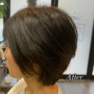 ショート Hair  Make  ARTE所属・♣︎Rikitake Yasu ✂︎のヘアスタイル