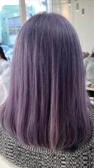 セミロング カラー 艶髪職人 山本隼正のヘアスタイル