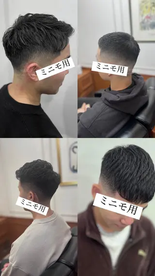 ショート メンズ 佐々木/無料フェード 30代迄口コミで無料のヘアスタイル