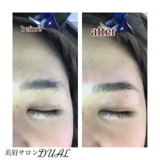 ショート ミディアム セミロング ロング カラー パーマ ヘアアレンジ ネイル マツエク・マツパ 眉毛サロン DUAL 恵比寿の眉毛・アイブロウイメージ