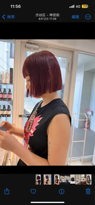 ミディアム stylist ◎RUKI.のヘアスタイル