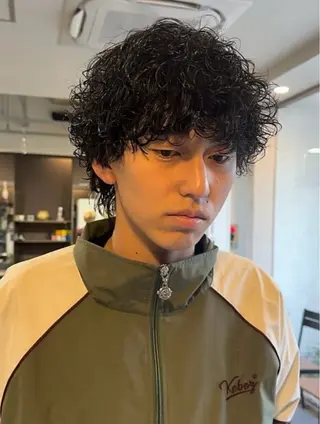 パーマ メンズ 年間2000名担当◎ パーマ職人/仲原佑樹のヘアスタイル