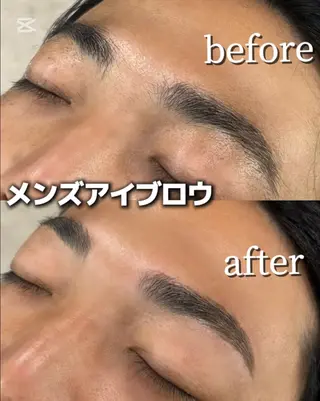 メンズ アイブロウ BARBER MIKI所属・BARBERMIKI メンズアイブロウの眉毛・アイブロウイメージ