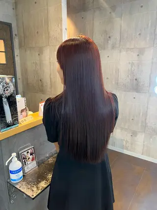 ロング ヘアアレンジ スワイプするのちょっ と待った艶髪/透明感のヘアスタイル