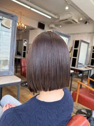 ショート カラー 暖色系/透明感 治野心のヘアスタイル