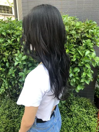ロング 韓国風ヘア♡ runaのヘアスタイル
