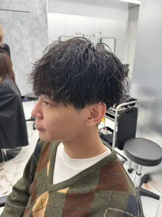 メンズ メンズカットパーマ 特化こ〜へいのヘアスタイル