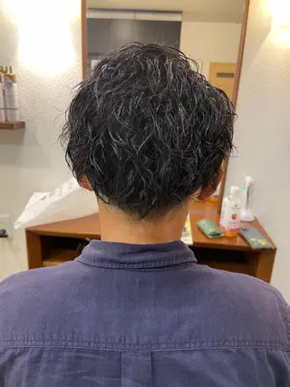 ショート パーマ メンズ Olive駒川店所属・谷山 政吾のヘアスタイル