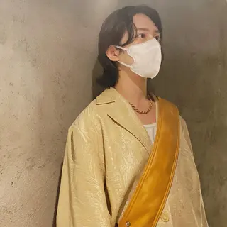 ミディアム メンズ GO TODAY シェアサロン　原宿本店所属・原宿↔︎浦和　美容師 折笠　亮のヘアスタイル