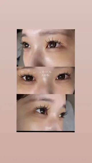 マツエク・マツパ EYE STYLE仙台店所属・阿部 南星のマツエク・マツパデザイン