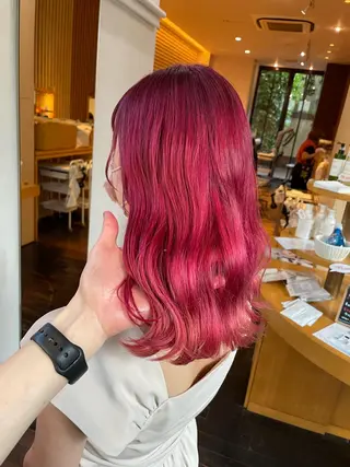 セミロング 高山🐬髪質改善 池袋で縮毛矯正のヘアスタイル