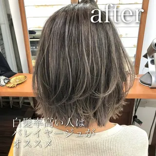 ミディアム カラー Heart's白髪ぼかし専門サロン所属・白髪ぼかし専門 💞Tenshiのヘアスタイル