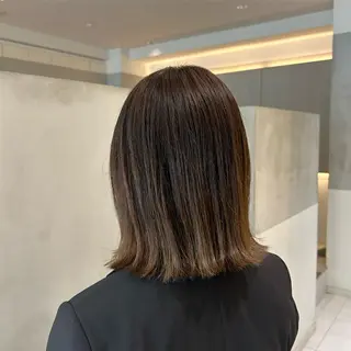 ミディアム カラー ナチュラル/韓国💎 haruka 💎のヘアスタイル