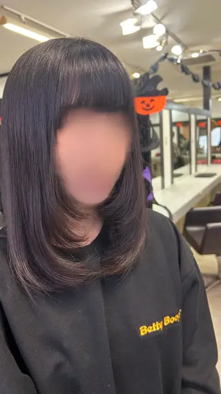 ミディアム ❄️艶カラー/レイヤ ー/ボブ/mao❄️のヘアスタイル