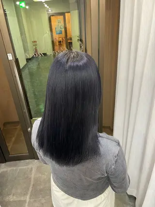 ミディアム カラー SOYON西大寺店所属・ダブルカラー/ 髪質改善💎安藤のヘアスタイル