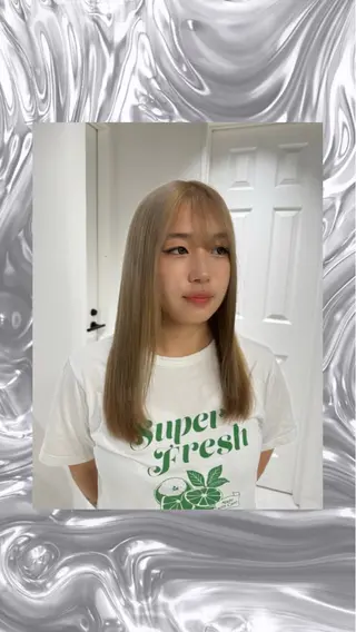 セミロング 🩵yuribou /カラー/ボブ🩵のヘアスタイル