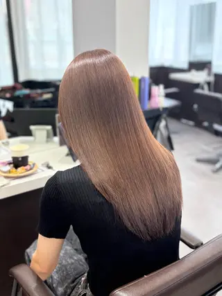 ロング カラー 韓国×髪質改善カラー 💎hinaのヘアスタイル