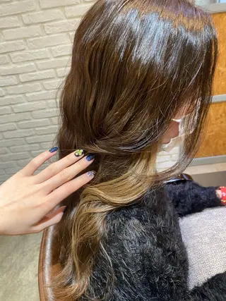 ロング カラー 🦋newi hau'oli カナのヘアスタイル