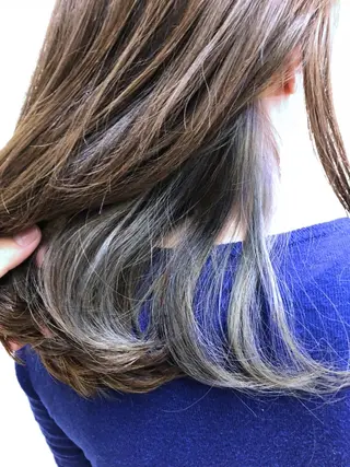 ミディアム カラー 大栗 佑也  髪質改善のヘアスタイル