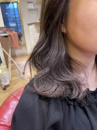 ミディアム カラー アティリー 西梅田のヘアスタイル