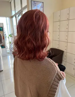 ミディアム カラー 🎀艶カラー🎀 大林未侑のヘアスタイル