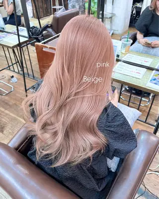 ロング Belle 並木通り店所属・rena/ パーマ/カラーのヘアスタイル