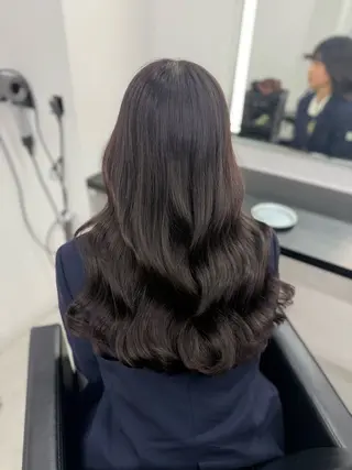 ロング カラー 透明カラー/韓国風 Subaruのヘアスタイル