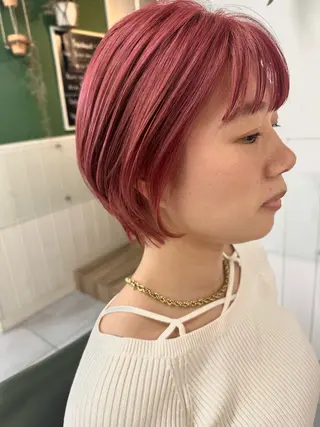 ショート カラー fukuyasu rikaのネイルデザイン