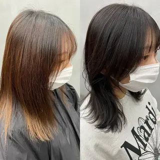 ショート 🌱小顔魅せカット 透明感カラー/泉綺のヘアスタイル