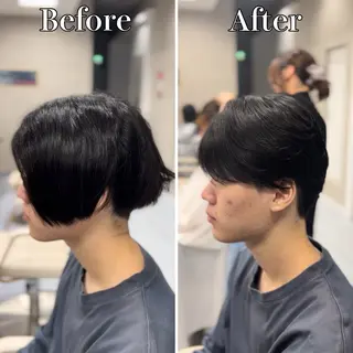 ショート パーマ メンズ 🔮メンズ縮毛矯正 毛流れパーマ💎竹永のヘアスタイル