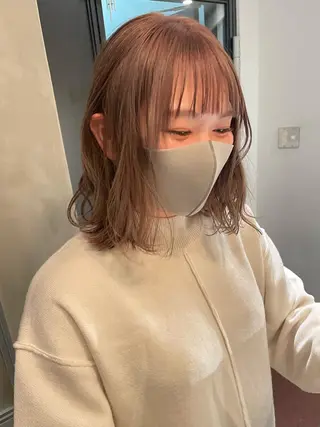 ミディアム カラー classic 新横浜所属・大人girly🛋️ 🤍yukakoのヘアスタイル