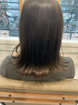 ミディアム AMI🎀韓国ヘア keshiki大名のヘアスタイル