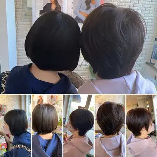 ショート カラー キッズ 牧野 由香のヘアスタイル