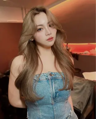 ロング 海野翔吾🇨🇳 ワンホンレイヤーのヘアスタイル