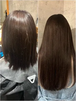 ロング パーソナルカラー 診断🍀マリンのヘアスタイル