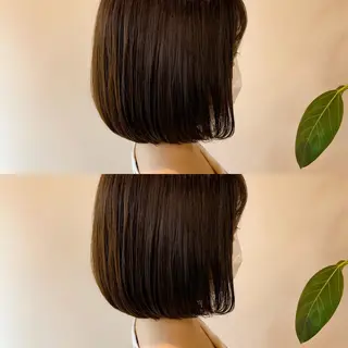 ショート カラー ボブ韓国風レイヤー 髪質改善/畠中ケントのヘアスタイル