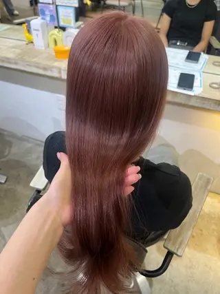 ロング 顔まわりカット/ 艶感カラー/sikiのヘアスタイル