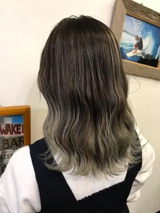 ミディアム カラー 店長担当🌟 矢吹ガブリエル🌟のヘアスタイル