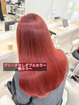 ロング カラー 髪質改善/艶カラー/ メンズパーマ/鈴木のヘアスタイル