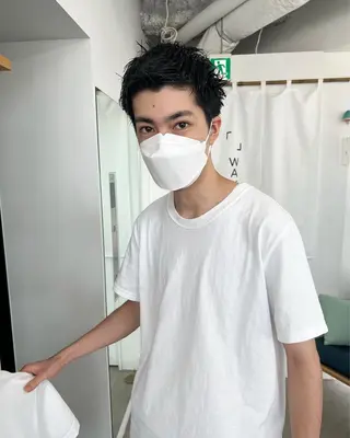 ショート メンズ 表参道メンズカット hikariのヘアスタイル