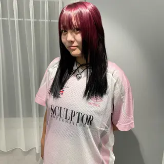 ロング カラー ハイトーン/ボブ /HBL/AYUNAのヘアスタイル