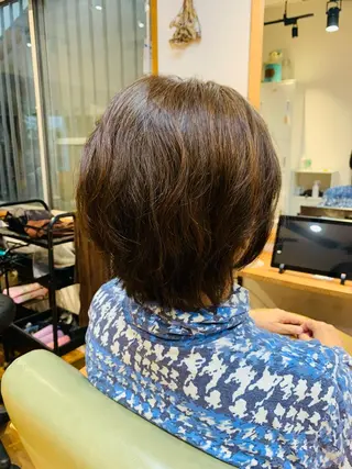 ショート パーマ ショート🌼パーマ 本間正子のヘアスタイル