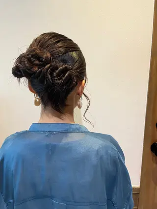 ヘアアレンジ ❁ヘアメ❁ YUMI ❁ゆみ❁横浜桜木町のヘアスタイル