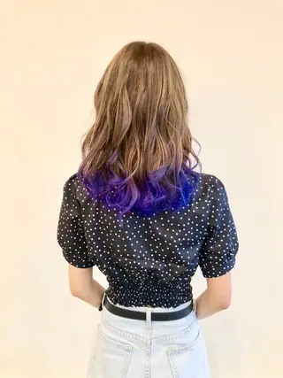 セミロング カラー Hair make VERDA所属・宮下 耕平のヘアスタイル