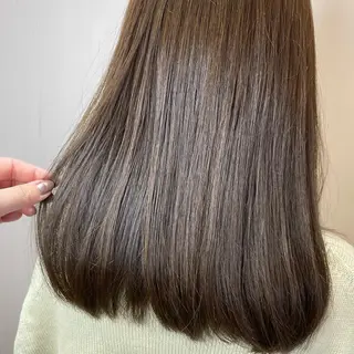 セミロング ふるはし みなのヘアスタイル