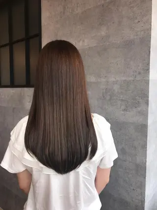 ロング カラー ✨髪質改善/透明感✨ 西野　陽のヘアスタイル