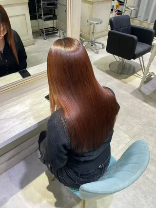 ロング 🟠美髪矯正⭐️ 刑部一哉🟠のヘアスタイル