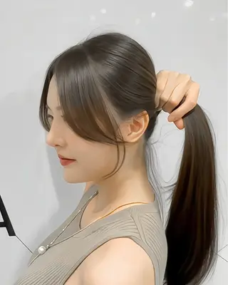 ロング HARUKI MINATO JAPAN福岡所属・モテ髪レイヤー /韓国ヘアNOBUのヘアスタイル